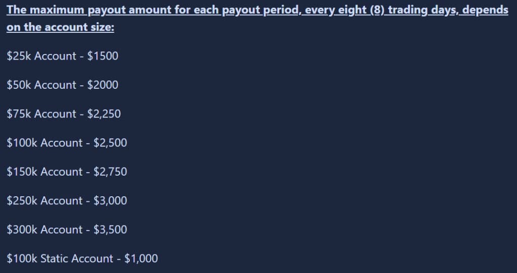 apex-max-payouts apex max payouts - screenshot from apex trader funding site.